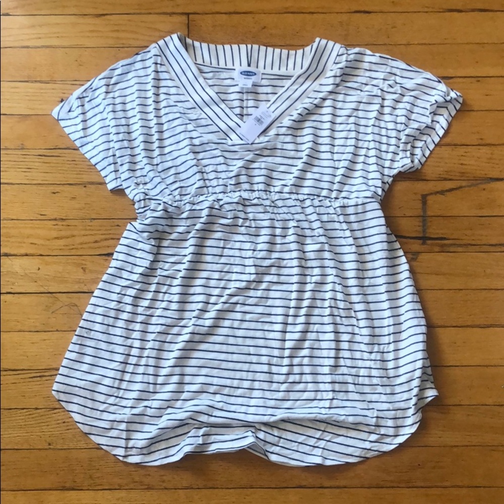 New w/ tags stripe maternity top